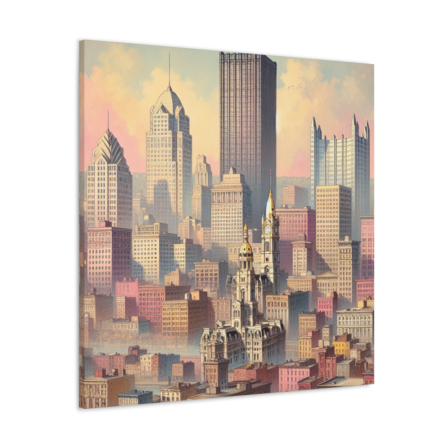 Steel City Splendor. - Canvas