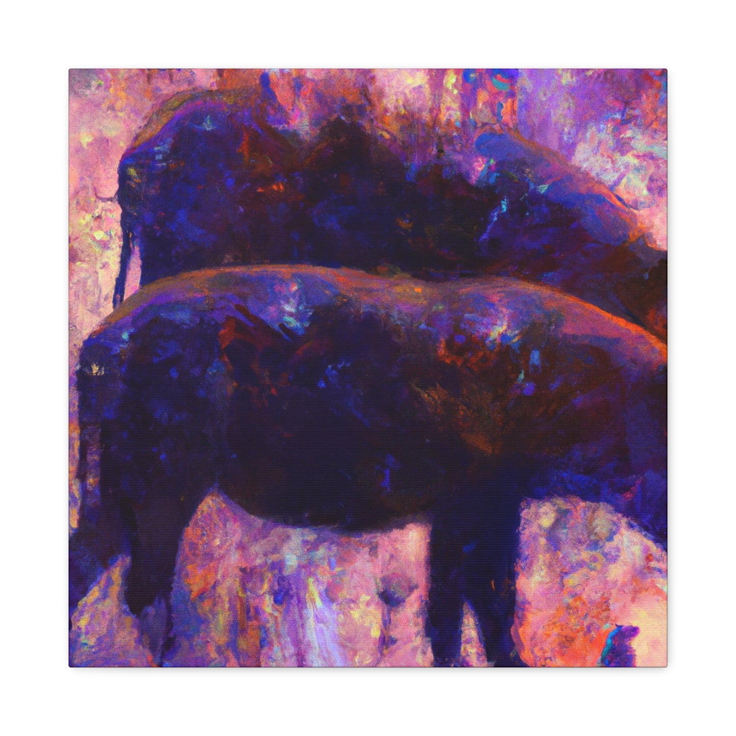 Warthog at Dusk - Canvas