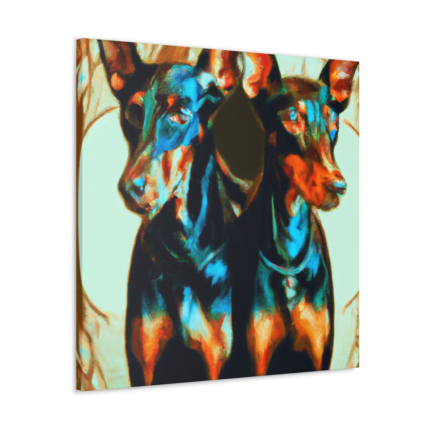 Fierce Doberman Loveliness - Canvas