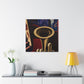 Rising Art Deco Trumpet - Canvas