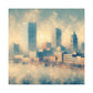 "Urban Tranquility: Milwaukee Minimalism" - Canvas