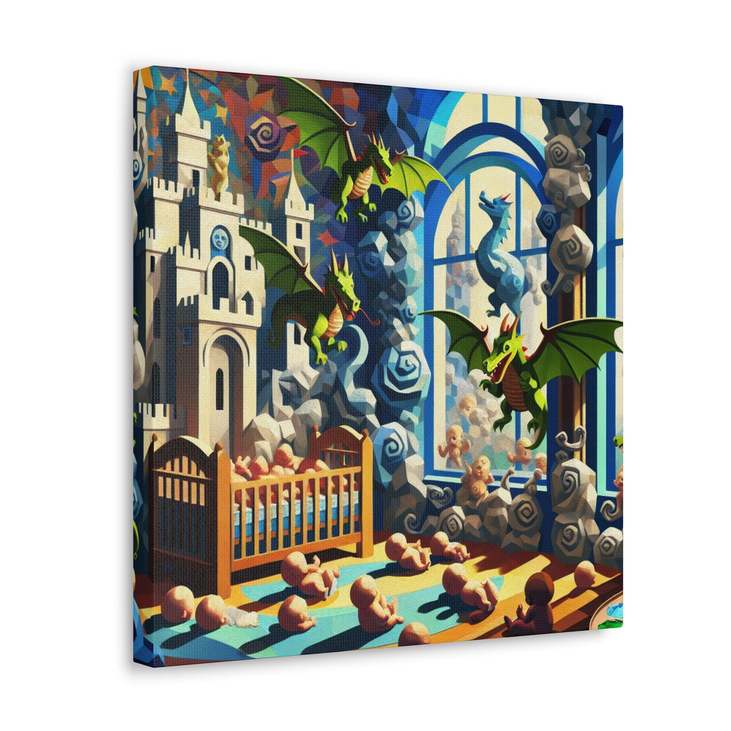 Enchanting Dragon Fantasy - Canvas