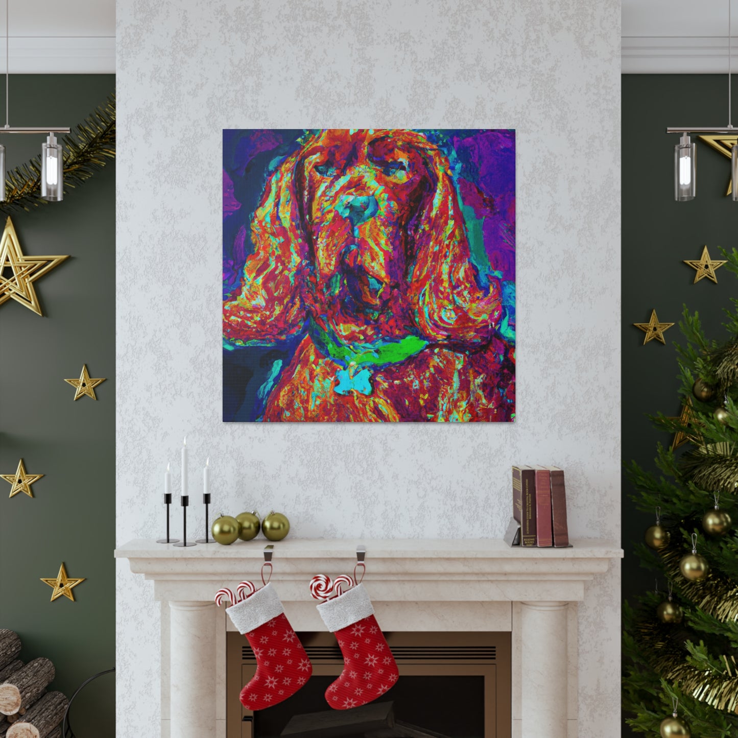 "Irish Setter Impressionism" - Canvas