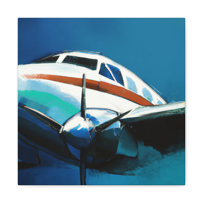 Vintage Plane Reimagined - Canvas