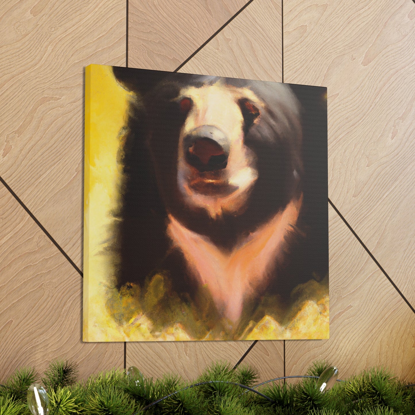 "Bear amidst Wilderness" - Canvas