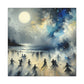 Luminescent Nocturnal Celebration - Canvas