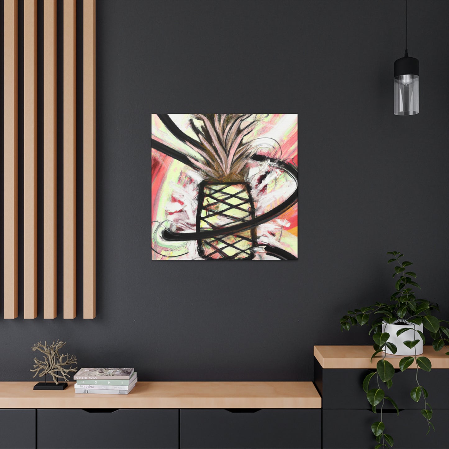 Pineapple Expressionistic Dream - Canvas