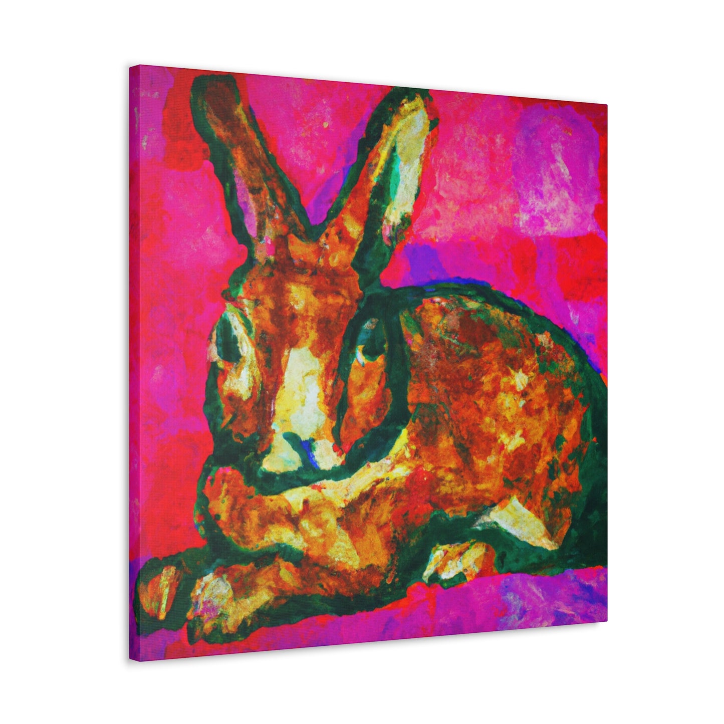 "Rabbit's Fauve Form" - Canvas