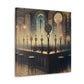 Ethereal Gilded Twilight - Canvas