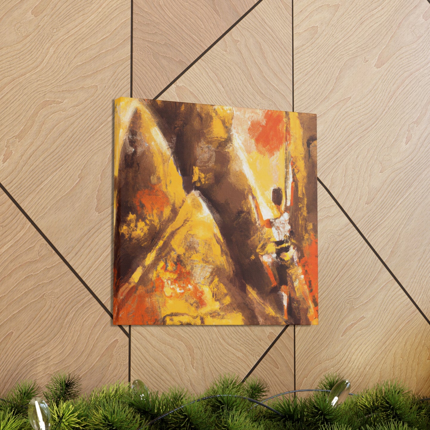 Rock Climbing Abstraction - Canvas