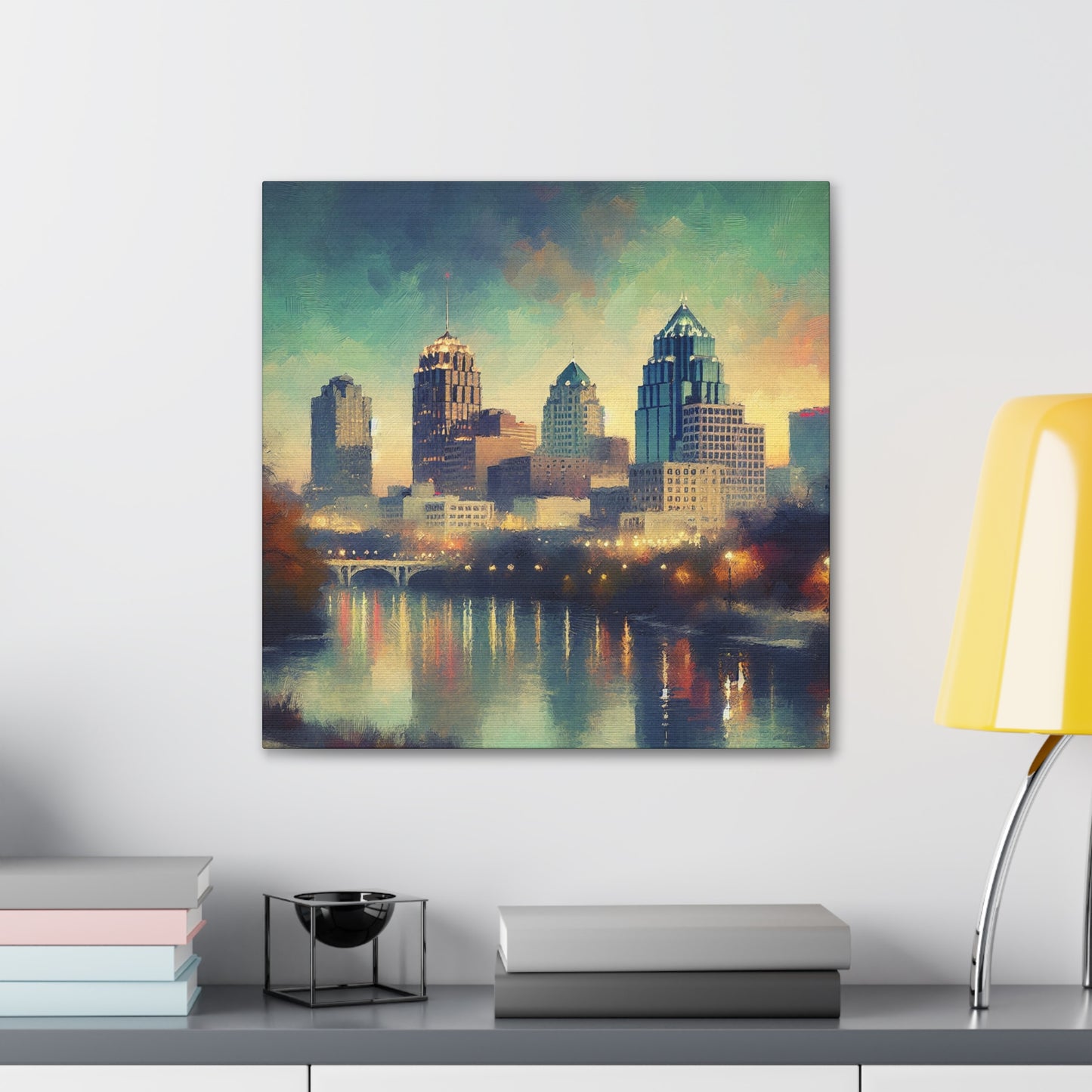 "Vibrant Serenity of San Antonio" - Canvas