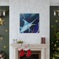 "Swimming Swordfish Splendor" - Canvas