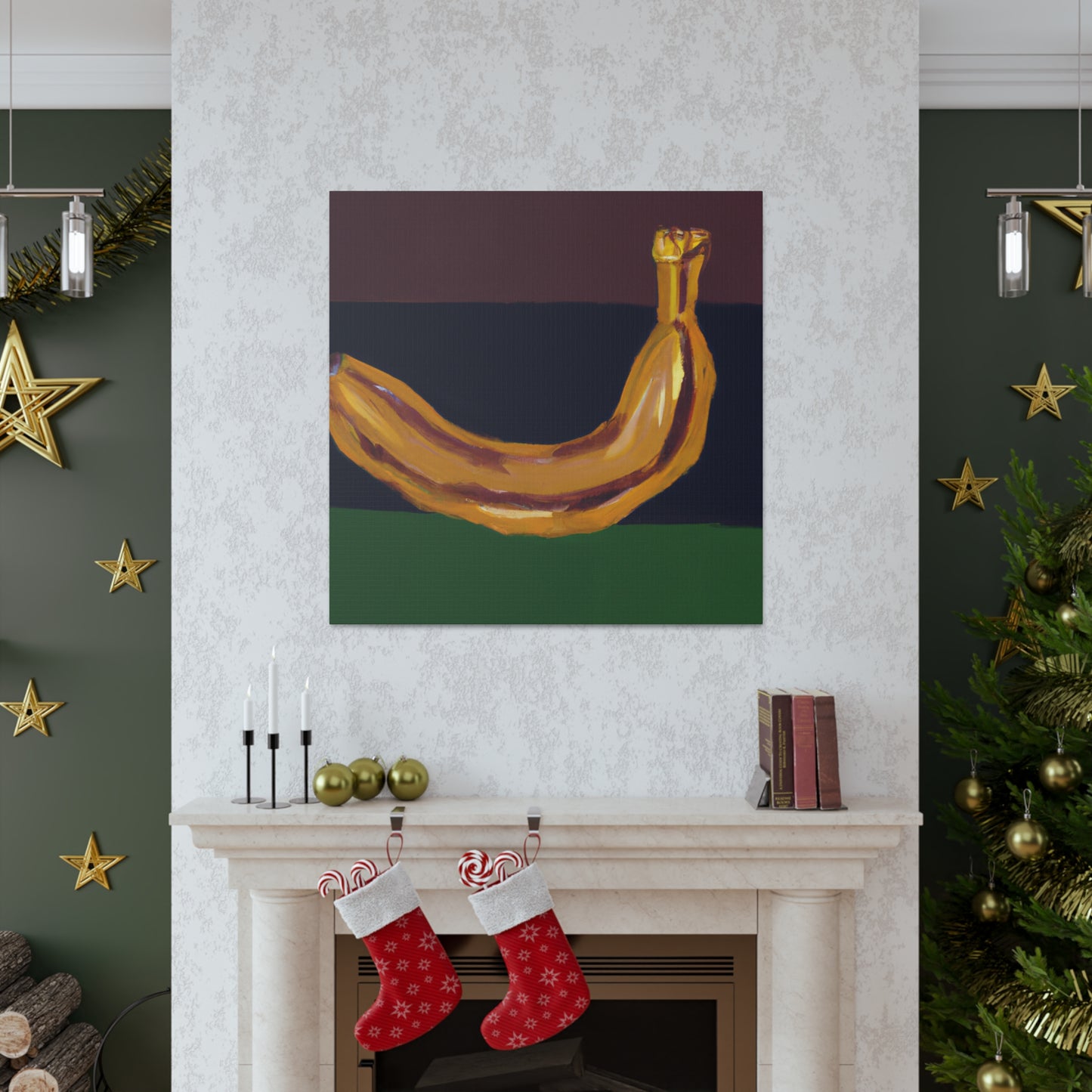 "Banana Still Life Scene" - Canvas