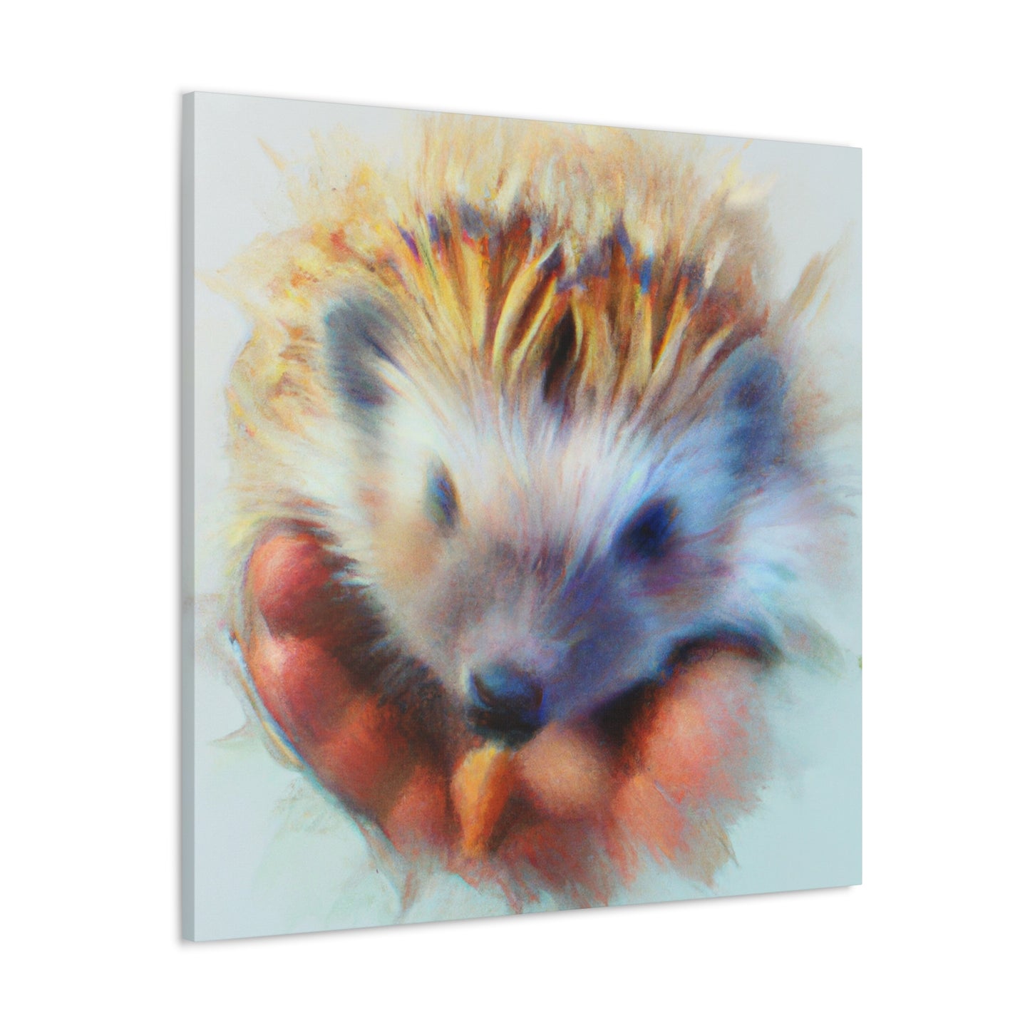 "Hedgehog in Hyperrealism" - Canvas