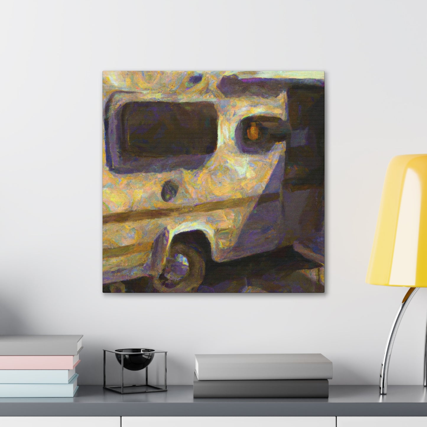 "Van By the Lake" - Canvas