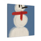 Snowman in Simplicity - Canvas