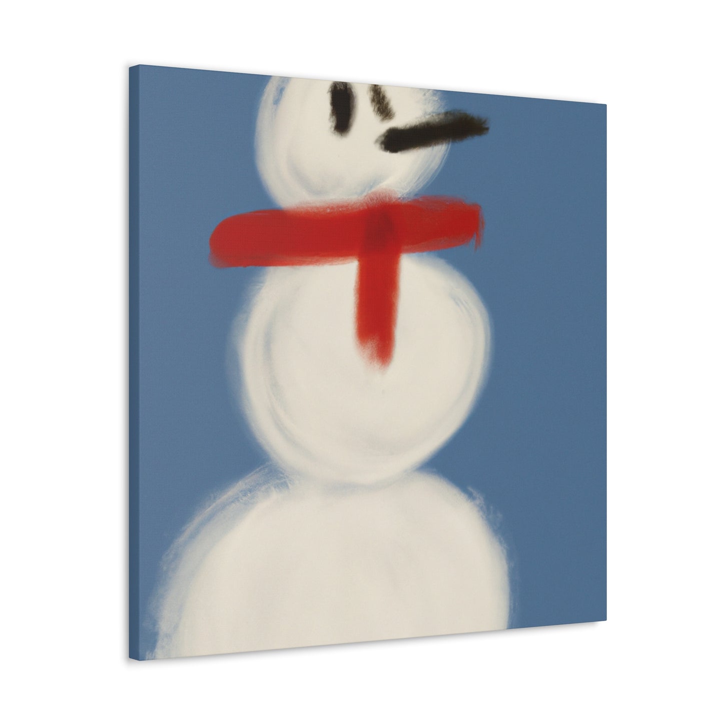 Snowman in Simplicity - Canvas