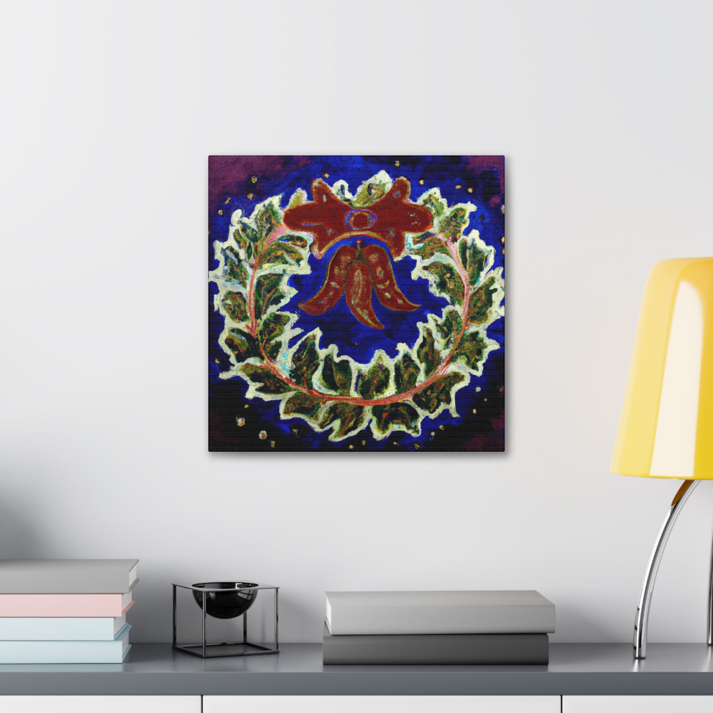 "Wreath of Abundance" - Canvas