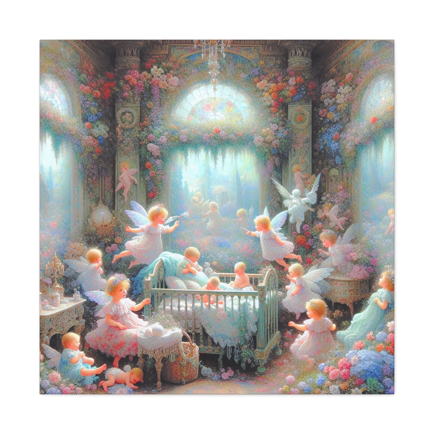 Whimsical Garden Phantasm - Canvas