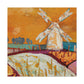 Windmill In Motion - Canvas