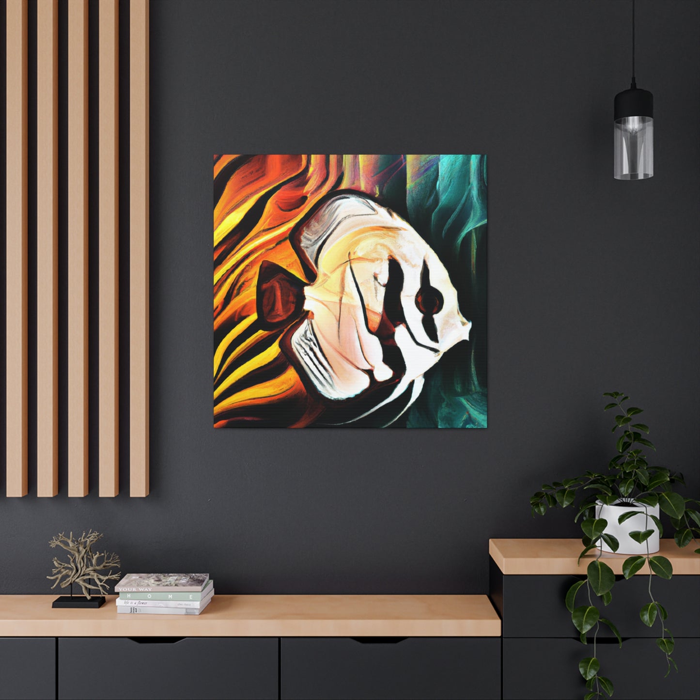 Sculptured Discus Beauty - Canvas