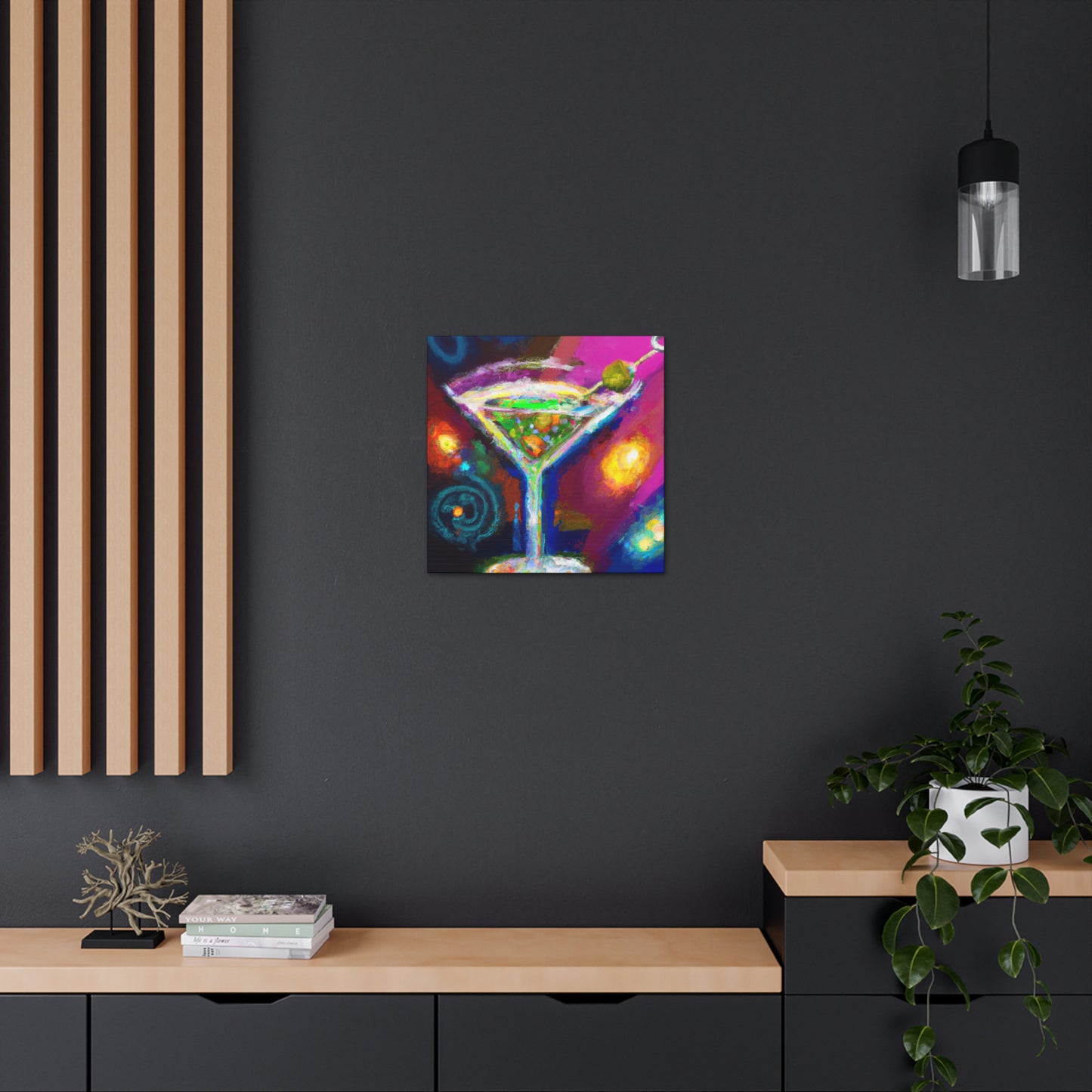 Martini-Themed Baroque - Canvas