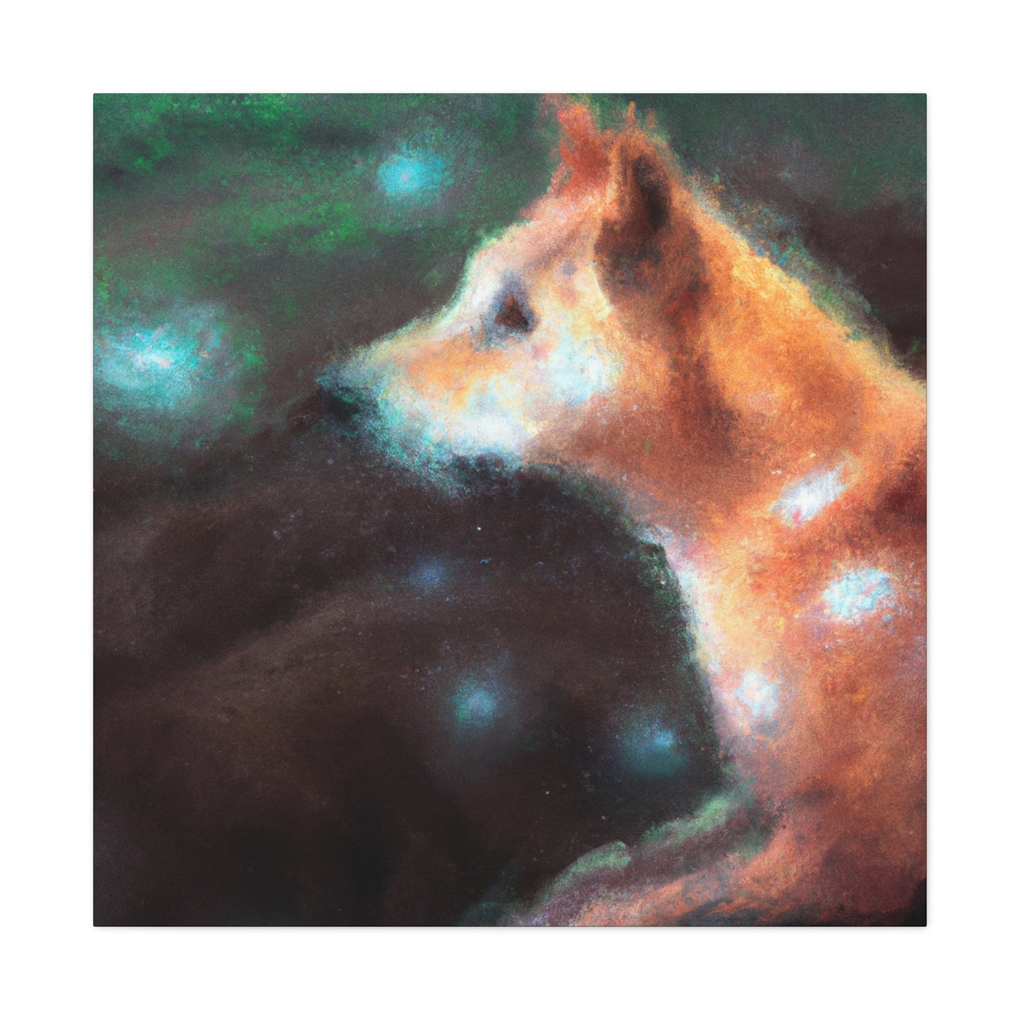 Dingo in Impressionism - Canvas