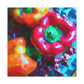 "Peppers of Post-Impressionism" - Canvas