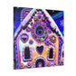 Gingerbread House Idyll - Canvas