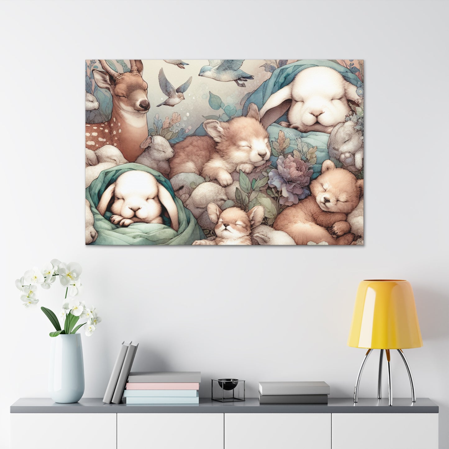 Whispering Slumbering Fauna - Canvas