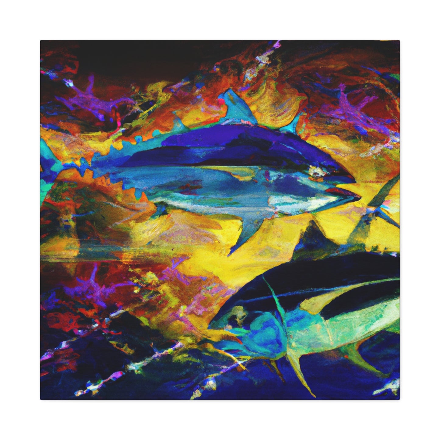 Tuna Fish Abstractions - Canvas