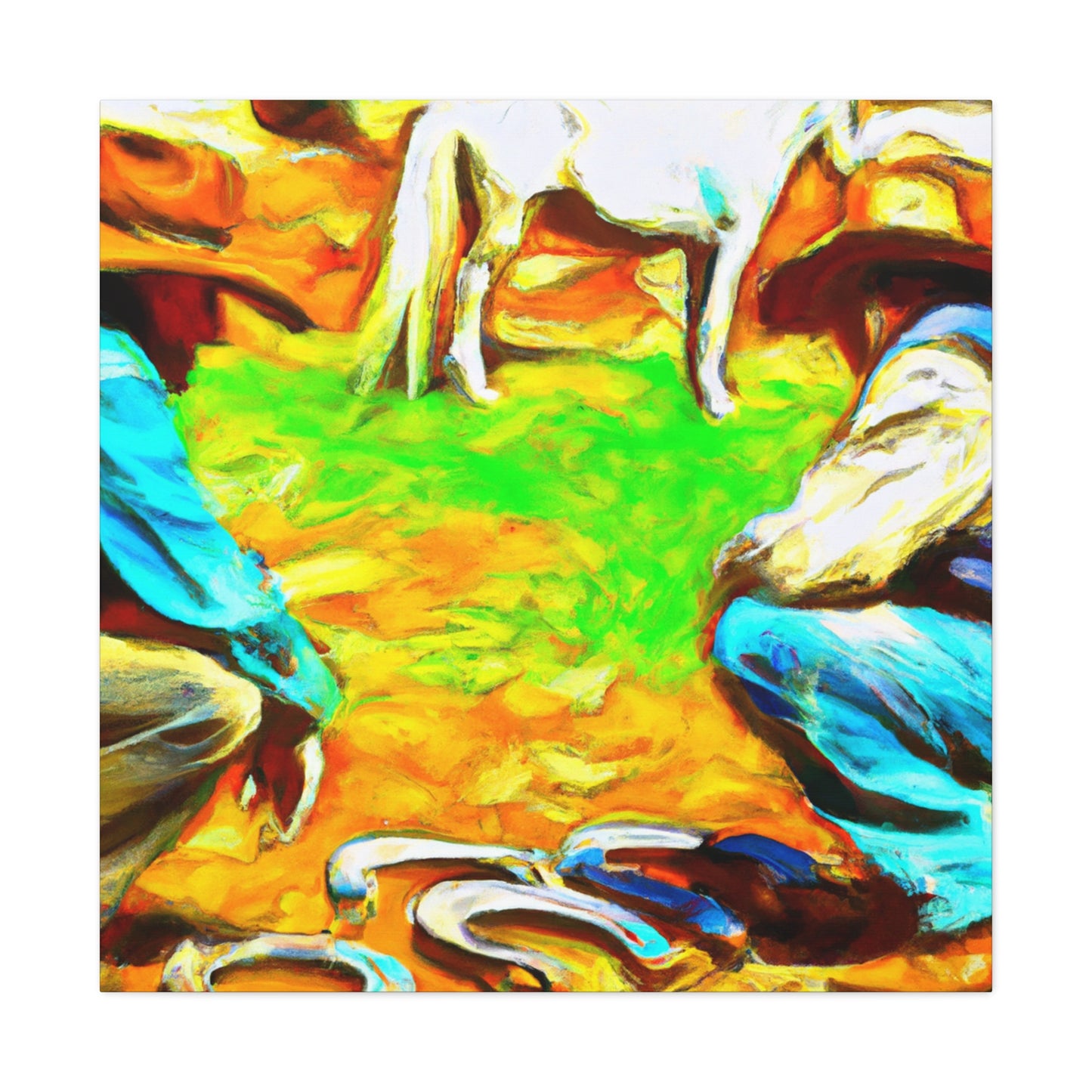 "Horseshoe of Impressionism" - Canvas