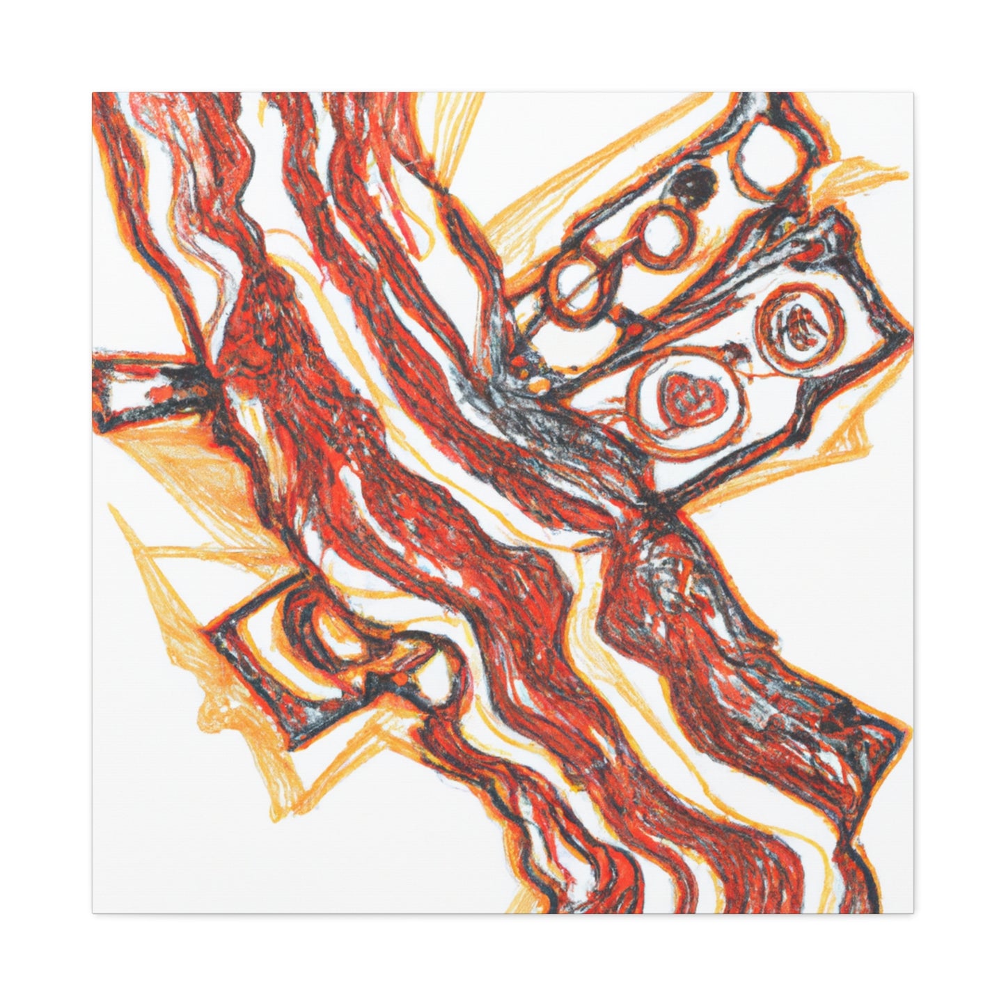 Bacon in a Cogwork - Canvas