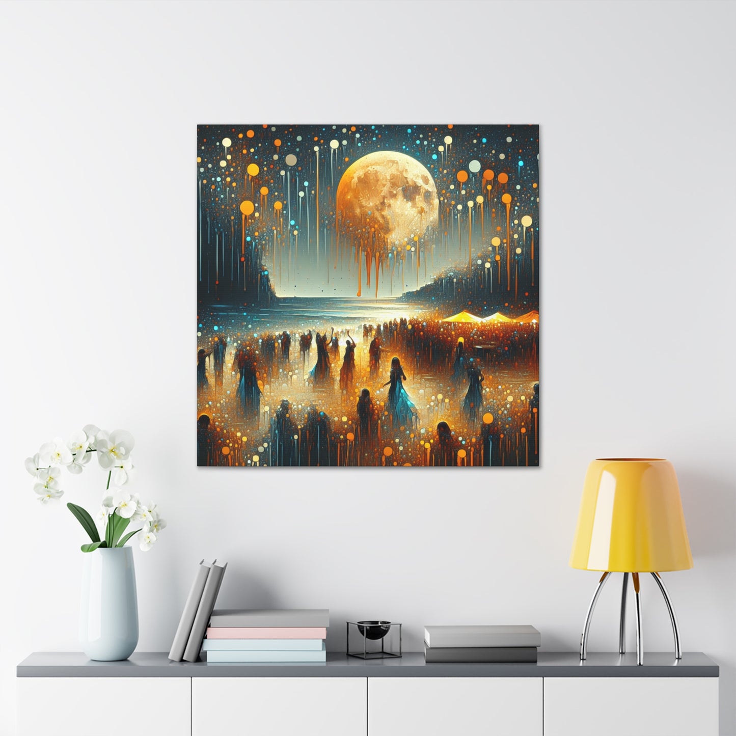 Silent Shores Bathed - Canvas