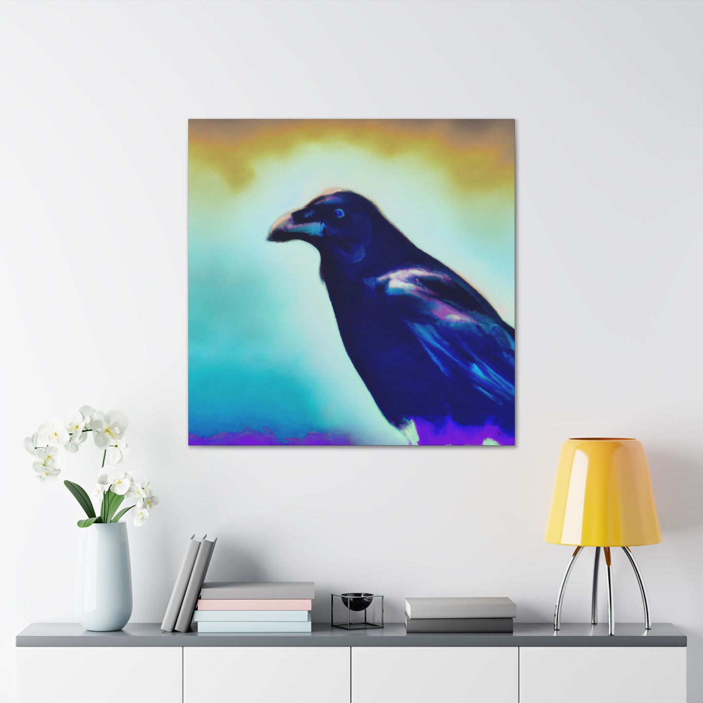 American Crow Flightpattern - Canvas