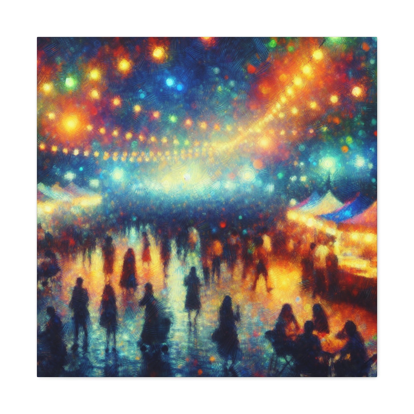 "Vibrant Festival Rhapsody" - Canvas