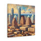 "Vibrant Austin Reverie" - Canvas