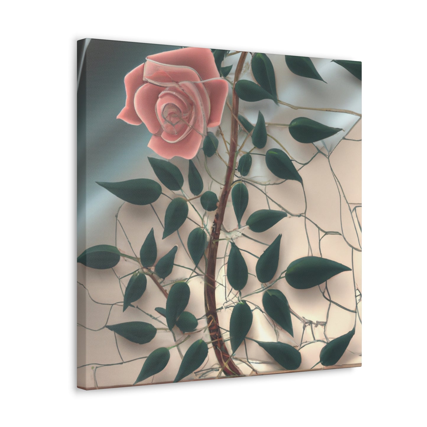 Rose in Reflection Inspires - Canvas