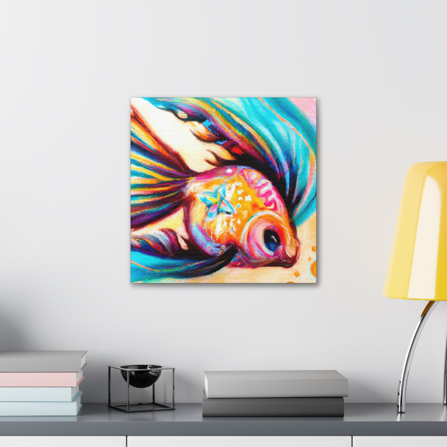 Rainbow Fish Glistening - Canvas