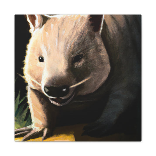 "Wombat in Art Deco" - Canvas