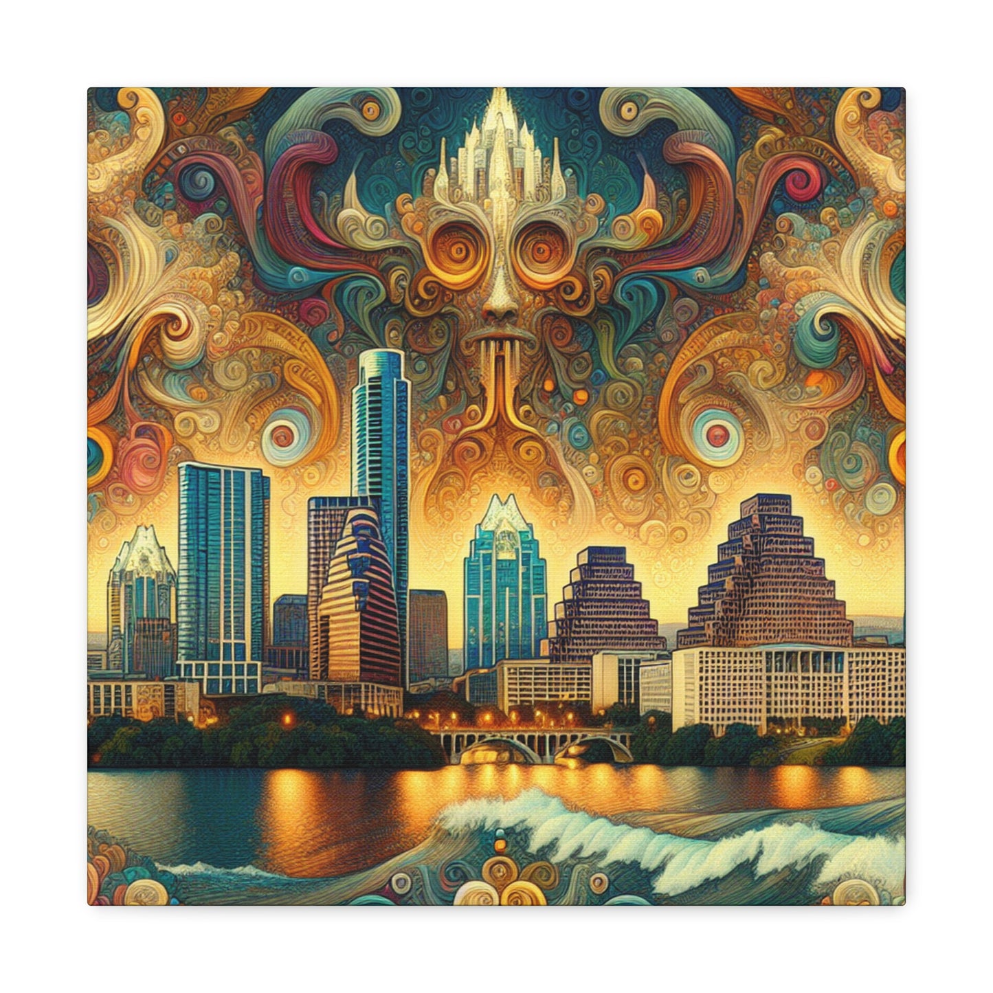 "Enigmatic Austin Dreamscape" - Canvas