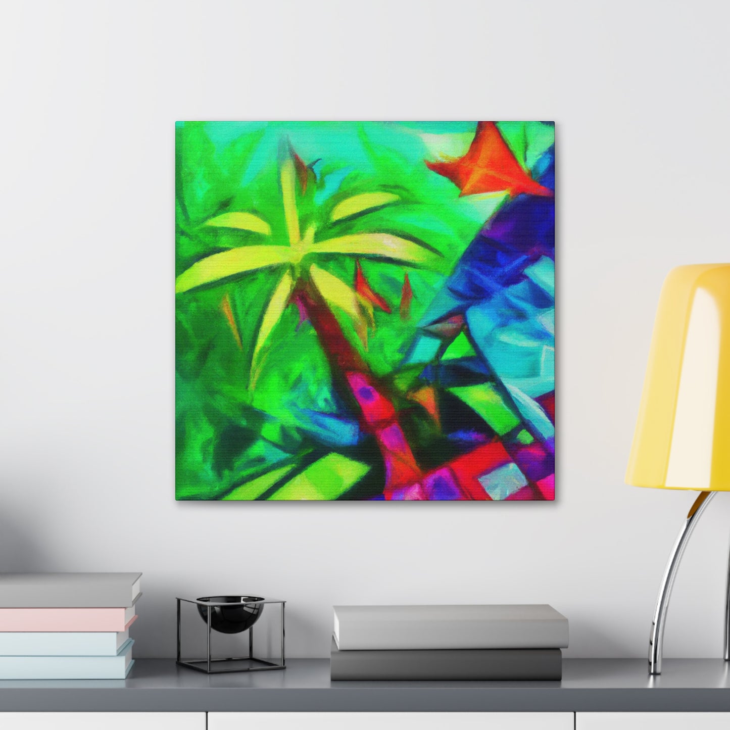 Palm Tree in Bloom - Canvas