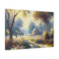 Whispering Blooms Unveiled - Canvas