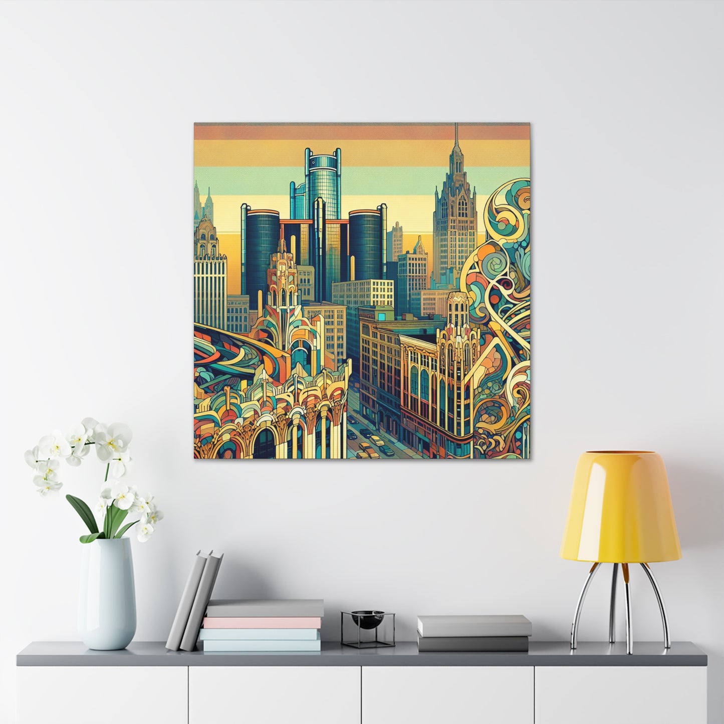 "Enchanting Motor City" - Canvas