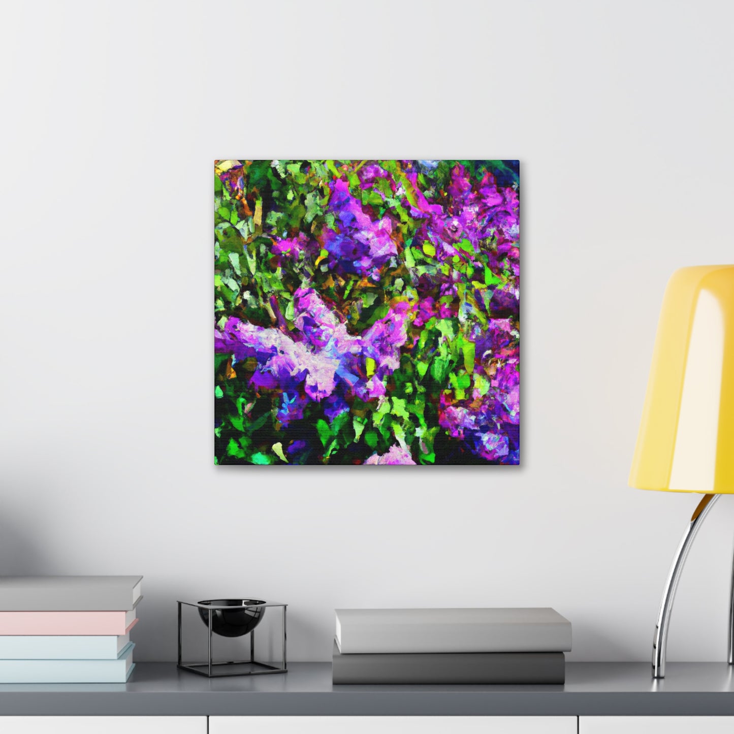 Lilac Utopia Painting - Canvas