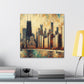 "Enchanted Urban Symphony" - Canvas