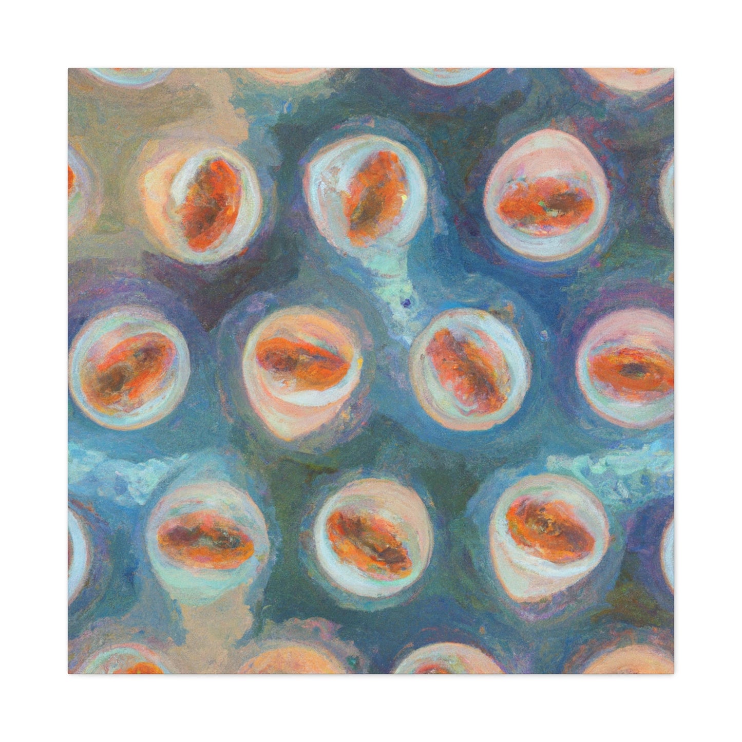 "Tea Cups in Impressionism" - Canvas