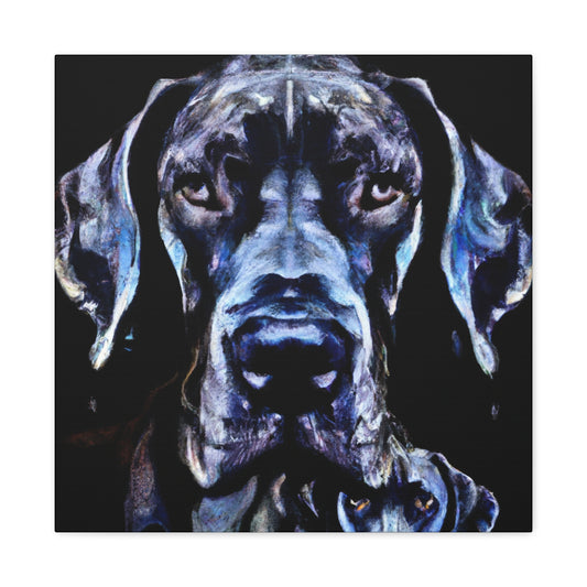 Great Dane in Deco. - Canvas