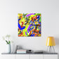 "Expressive Colorful Maize" - Canvas