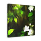 Enchanting Gardenia Bliss - Canvas